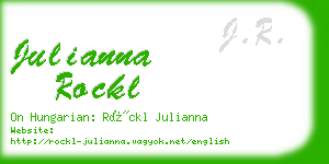 julianna rockl business card